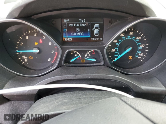 2016 Ford Escape S with VIN 1FMCU0F73GUB99999, listed as a Copart auction lot 48614075 with 192,214 mi miles and Salvage Title. Bid and sale history available at carsss.com. Image 9.