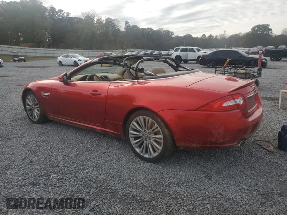2012 Jaguar XK with VIN SAJWA4GB4CLB45121, listed as a Copart auction lot 79323684 with Not Provided miles and Salvage Title. Bid and sale history available at carsss.com. Image 2.
