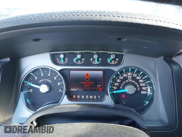 2013 Ford F-150 XL with VIN 1FTFW1ETXDFD91839, listed as a IAAI auction lot 41616044 with 182,647 mi miles. Bid and sale history available at carsss.com. Image 7.