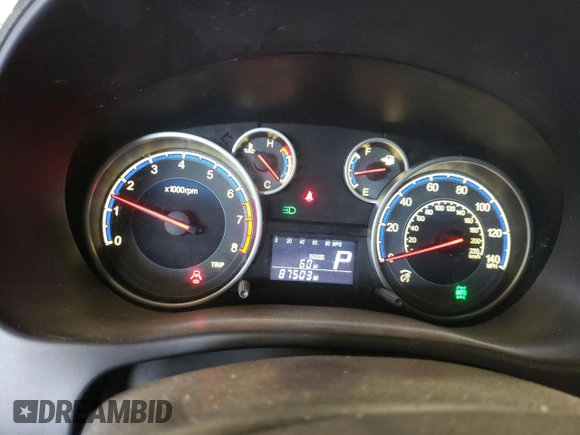 2012 Suzuki SX4 Crossover with VIN JS2YB5A38C6303263, listed as a Copart auction lot 72087524 with 87,503 mi miles and Salvage Title. Bid and sale history available at carsss.com. Image 9.