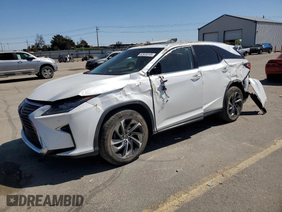 2019 Lexus RX 350L Premium with VIN JTJDZKCA2K2016146, listed as a Copart auction lot 52820245 with 88,401 mi miles and Salvage title. Bid and sale history available at DreamBid. Image 1.