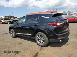 2020 Acura RDX Technology with VIN 5J8TC1H58LL002061, listed as a Copart auction lot 51176745 with 57,037 mi miles and Salvage title. Bid and sale history available at DreamBid. Image 2.