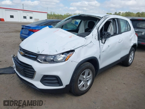 2020 Chevrolet Trax LS with VIN KL7CJNSB2LB065279, listed as a IAAI auction lot 41920404 with 53,608 mi miles. Bid and sale history available at carsss.com. Image 17.