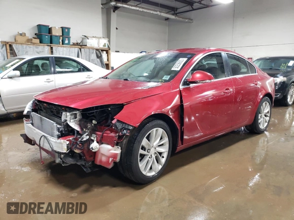 2014 Buick Regal z VIN 2G4GK5EX5E9299263, wystawiony jako Copart lot #50258925 z przebiegiem 33 127 mil mil oraz Szkoda całkowita • Salvage title. Historia ofert i sprzedaży dostępna na DreamBid. Obrazek 1.