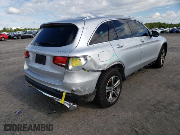 2017 Mercedes-Benz GLC with VIN WDC0G4KB8HF135361, listed as a Copart auction lot 56015932 with 36,377 mi miles. Bid and sale history available at carsss.com. Image 9.
