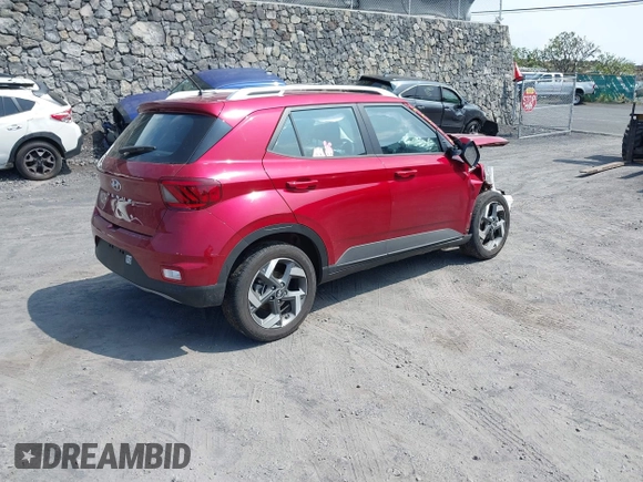 2024 Hyundai Venue SEL with VIN KMHRC8A33RU281461, listed as a IAAI auction lot 41736471 with 23,280 mi miles and . Bid and sale history available at DreamBid. Image 4.