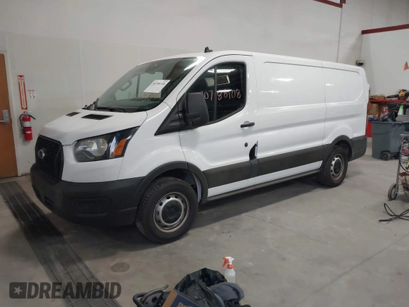2024 Ford Transit Cargo with VIN 1FTYE1Y89RKA72434, listed as a IAAI auction lot 40788108 with 9,647 mi miles. Bid and sale history available at carsss.com. Image 18.
