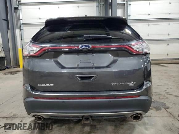 2015 Ford Edge Titanium with VIN 2FMPK4K80FBB12755, listed as a Copart auction lot 51602025 with 85,298 mi miles and Salvage Title. Bid and sale history available at carsss.com. Image 6.
