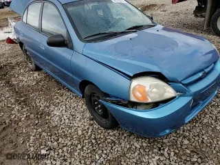 2005 Kia Rio with VIN KNADC125156375937, listed as a Copart auction lot 45710075 with 114,050 mi miles and Salvage Title. Bid and sale history available at carsss.com. Image 11.