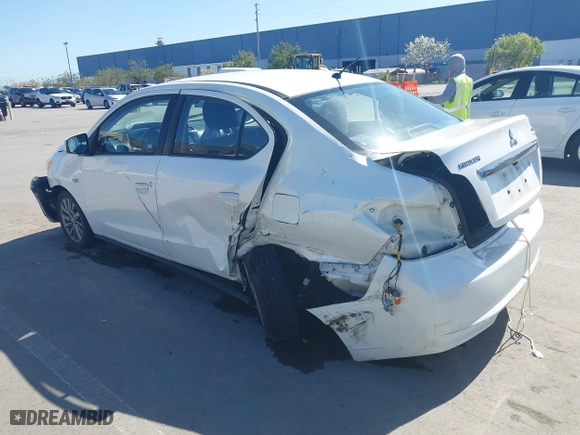 2019 Mitsubishi Mirage G4 ES with VIN ML32F3FJ0KHF01618, listed as a IAAI auction lot 41992596 with 66,512 mi miles. Bid and sale history available at carsss.com. Image 3.