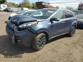 2018 Kia Sportage EX z VIN KNDPNCAC0J7425186, wystawiony jako Copart lot #55431455 z przebiegiem 80 597 mil mil oraz Szkody całkowita. Historia ofert i sprzedaży dostępna na DreamBid. Obrazek 1.