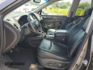 2016 Nissan Pathfinder Platinum with VIN 5N1AR2MN1GC664369, listed as a Copart auction lot 57690535 with 103,916 mi miles and Salvage title. Bid and sale history available at DreamBid. Image 7.