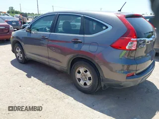 2015 Honda CR-V LX with VIN 2HKRM3H35FH509721, listed as a IAAI auction lot 42048149 with 262,759 mi miles and . Bid and sale history available at carsss.com. Image 3.