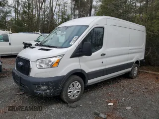 2021 Ford Transit Cargo with VIN 1FTBR1C88MKB00153, listed as a Copart auction lot 41636224 with 21,072 mi miles and Salvage Title. Bid and sale history available at DreamBid. Image 1.
