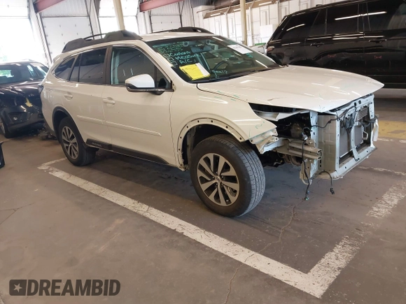2021 Subaru Outback Premium with VIN 4S4BTACC3M3109869, listed as a IAAI auction lot 42207083 with 34,825 mi miles and . Bid and sale history available at DreamBid. Image 1.