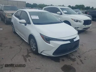 2024 Toyota Corolla LE with VIN 5YFB4MDE0RP119048, listed as a IAAI auction lot 42479510 with 24,057 mi miles and . Bid and sale history available at DreamBid. Image 1.