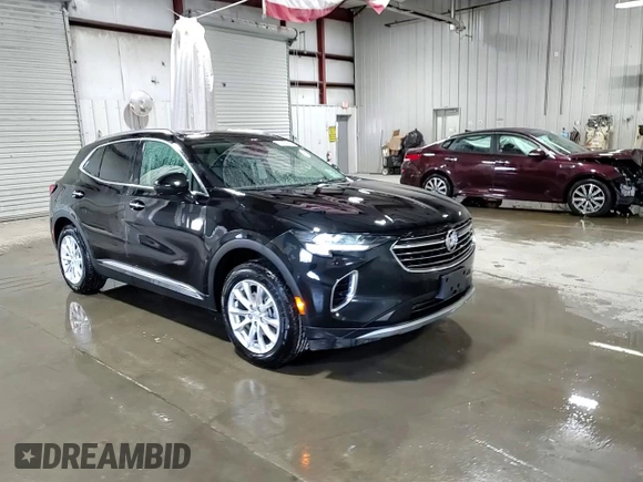 2021 Buick Envision Preferred with VIN LRBFZMR49MD086080, listed as a Copart auction lot 89330415 with 34,431 mi miles and Salvage Title. Bid and sale history available at carsss.com. Image 14.