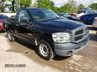 2008 Dodge 1500 ST with VIN 1D7HA16K58J198486, listed as a Copart auction lot 55180534 with 173,980 mi miles and Salvage Title. Bid and sale history available at carsss.com. Image 4.