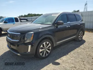 2020 Kia Telluride S with VIN 5XYP64HC4LG049669, listed as a Copart auction lot 58536225 with 75,158 mi miles and Salvage title. Bid and sale history available at DreamBid. Image 1.
