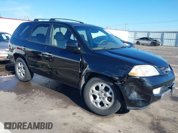 2002 Acura MDX Touring Pkg with VIN 2HNYD18612H538902, listed as a IAAI auction lot 41676747 with 202,715 mi miles. Bid and sale history available at carsss.com. Image 1.