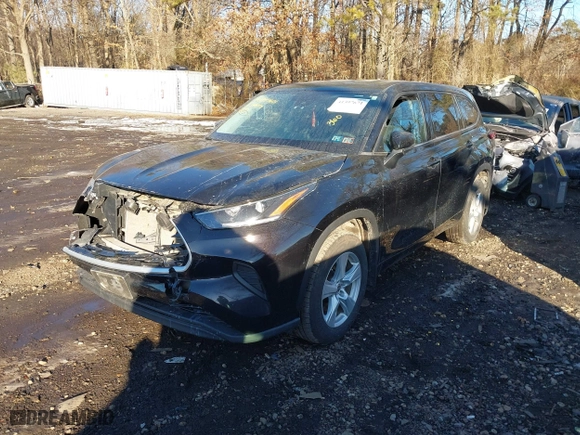 2021 Toyota Highlander L with VIN 5TDCZRBH3MS139620, listed as a IAAI auction lot 41397671 with 189,493 mi miles. Bid and sale history available at carsss.com. Image 17.