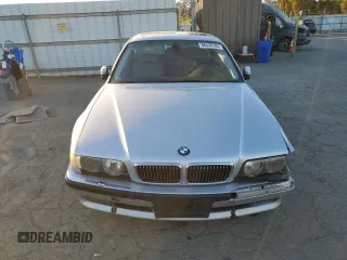 2001 BMW 7 Series 740iL with VIN WBAGH83451DP25363, listed as a Copart auction lot 88449105 with 153,265 mi miles and Salvage Title. Bid and sale history available at carsss.com. Image 5.
