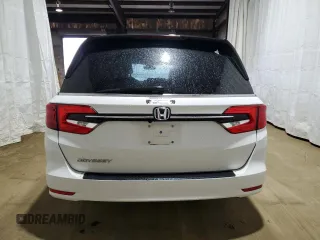 2021 Honda Odyssey EX-L with VIN 5FNRL6H75MB036857, listed as a Copart auction lot 47466245 with Not Provided miles and Salvage Title. Bid and sale history available at DreamBid. Image 6.