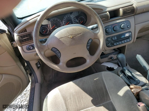 2004 Chrysler Sebring LX with VIN 1C3EL45X44N328111, listed as a Copart auction lot 74331744 with 0 mi miles and Salvage Title. Bid and sale history available at carsss.com. Image 8.