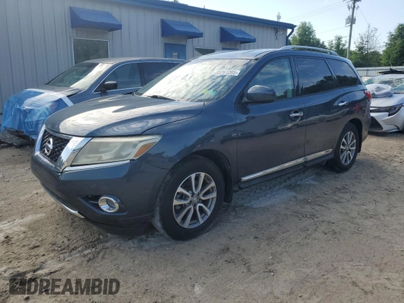 2014 Nissan Pathfinder SL with VIN 5N1AR2MN6EC657821, listed as a Copart auction lot 55261205 with 167,317 mi miles and Clean Title. Bid and sale history available at DreamBid. Image 1.