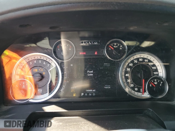 2014 Ram 1500 Big Horn with VIN 1C6RR7LT3ES470084, listed as a Copart auction lot 57483765 with 145,000 mi miles and Salvage title. Bid and sale history available at DreamBid. Image 9.
