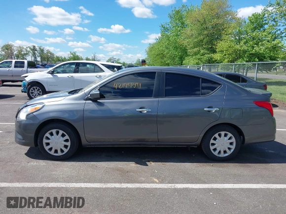 2019 Nissan Versa SV with VIN 3N1CN7AP6KL872565, listed as a IAAI auction lot 42194591 with 86,504 mi miles and . Bid and sale history available at DreamBid. Image 14.