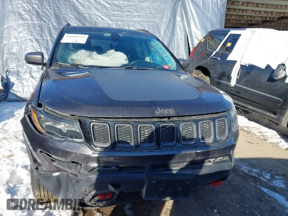 2019 Jeep Compass Trailhawk with VIN 3C4NJDDB3KT602029, listed as a IAAI auction lot 41618243 with 73,088 mi miles and . Bid and sale history available at DreamBid. Image 13.