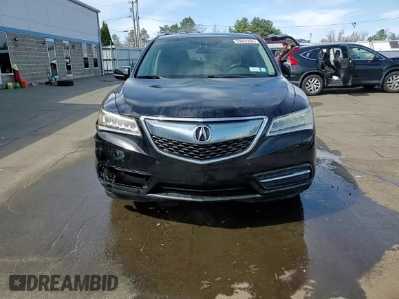2014 Acura MDX Advance with VIN 5FRYD4H83EB041321, listed as a Copart auction lot 53057295 with Not Provided miles and Salvage Title. Bid and sale history available at DreamBid. Image 14.