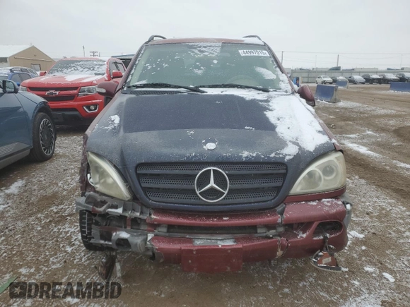 2003 Mercedes-Benz M 320 with VIN 4JGAB54E23A392023, listed as a Copart auction lot 44997015 with 139,835 mi miles and Salvage title. Bid and sale history available at DreamBid. Image 5.