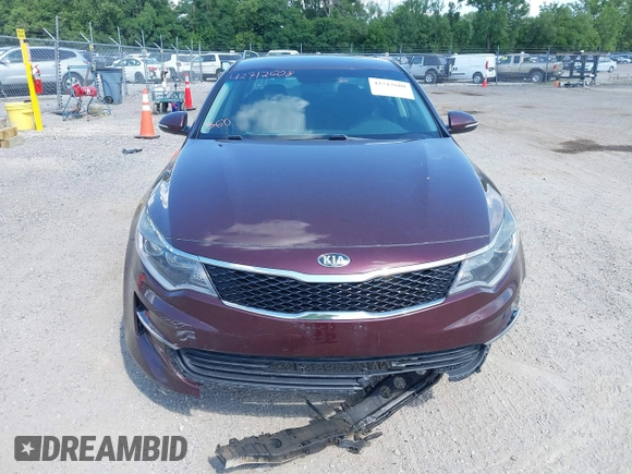 2017 Kia Optima LX with VIN 5XXGT4L33HG156157, listed as a IAAI auction lot 42712608 with 177,079 mi miles and . Bid and sale history available at DreamBid. Image 12.