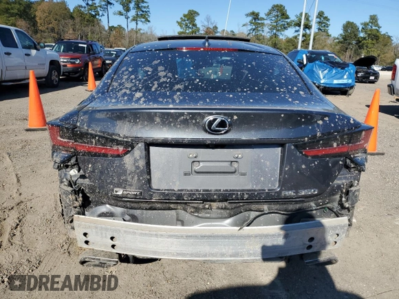 2021 Lexus RC with VIN JTHGZ5BC7M5023534, listed as a Copart auction lot 87201234 with 46,208 mi miles and Salvage Title. Bid and sale history available at carsss.com. Image 6.