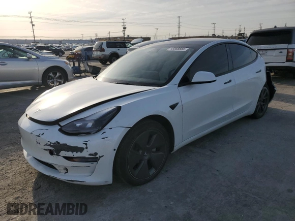 2022 Tesla Model 3 z VIN 5YJ3E1EA5NF360119, wystawiony jako Copart lot #45565655 z przebiegiem 78 088 mil mil oraz Szkoda całkowita • Salvage title. Historia ofert i sprzedaży dostępna na DreamBid. Obrazek 1.