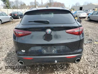 2019 Alfa Romeo Stelvio Ti with VIN ZASPAKBN3K7C55789, listed as a Copart auction lot 51557835 with 105,118 mi miles and Salvage title. Bid and sale history available at DreamBid. Image 6.
