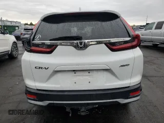 2020 Honda CR-V EX with VIN 5J6RW2H51LA013558, listed as a Copart auction lot 78748744 with 52,055 mi miles and Salvage Title. Bid and sale history available at DreamBid. Image 6.