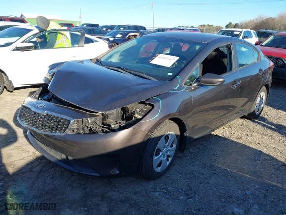 2018 Kia Forte LX with VIN 3KPFK4A77JE224270, listed as a IAAI auction lot 41801085 with 41,474 mi miles. Bid and sale history available at carsss.com. Image 18.