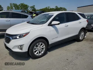 2018 Chevrolet Equinox LT z VIN 2GNAXSEV3J6322230, wystawiony jako Copart lot #53882695 z przebiegiem 74 564 mil mil oraz Szkoda całkowita • Salvage title. Historia ofert i sprzedaży dostępna na DreamBid. Obrazek 1.