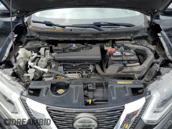 2018 Nissan Rogue SV with VIN JN8AT2MV9JW349335, listed as a Copart auction lot 52323385 with 74,461 mi miles and Salvage Title. Bid and sale history available at carsss.com. Image 12.