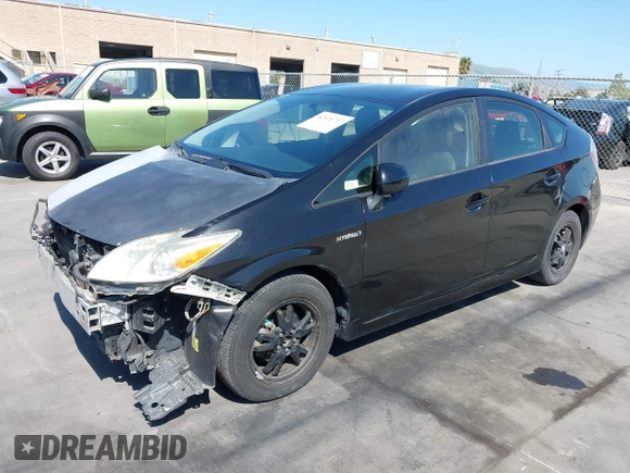 2014 Toyota Prius Four with VIN JTDKN3DU1E0393815, listed as a IAAI auction lot 42121737 with 136,090 mi miles and . Bid and sale history available at carsss.com. Image 2.