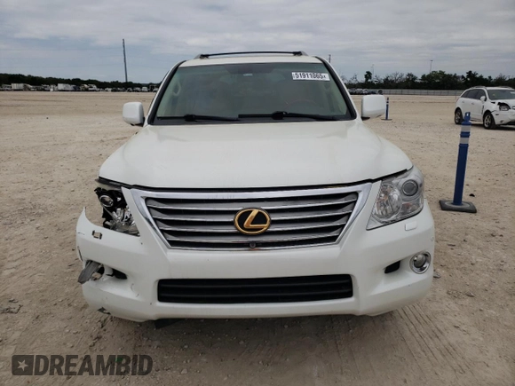 2009 Lexus LX 570 with VIN JTJHY00W694027710, listed as a Copart auction lot 51911065 with 141,173 mi miles and Salvage Title. Bid and sale history available at carsss.com. Image 5.