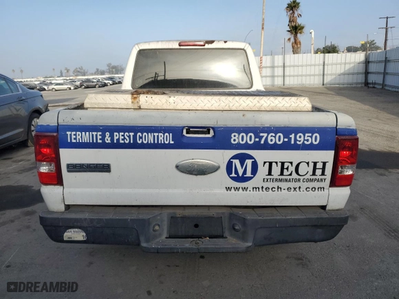 2007 Ford Ranger XL with VIN 1FTYR10U77PA42474, listed as a Copart auction lot 86576504 with 208,290 mi miles and Clean Title. Bid and sale history available at carsss.com. Image 6.
