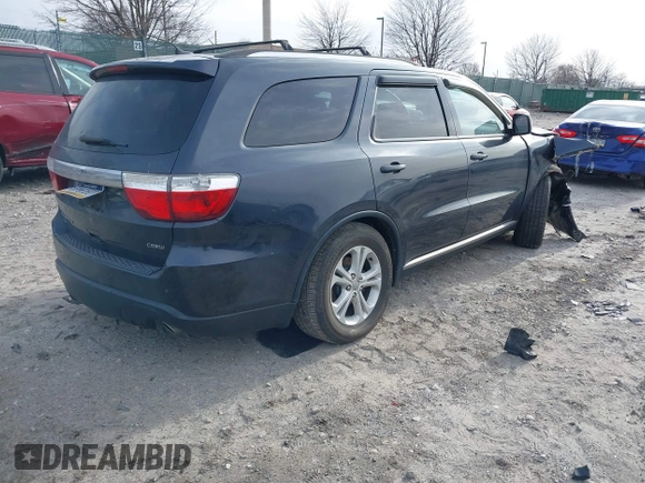 2012 Dodge Durango Crew with VIN 1C4RDJDG0CC337344, listed as a IAAI auction lot 41588370 with 162,339 mi miles. Bid and sale history available at carsss.com. Image 4.