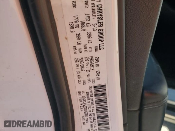 2013 Dodge Durango Special Service with VIN 1C4RDJFG3DC678686, listed as a Copart auction lot 77636444 with 186,915 mi miles and Clean Title. Bid and sale history available at carsss.com. Image 13.