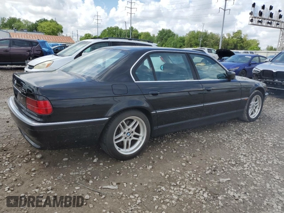 2000 BMW 7 Series 740iL with VIN WBAGH8345YDP12753, listed as a Copart auction lot 56786345 with 130,636 mi miles and Clean title. Bid and sale history available at DreamBid. Image 3.