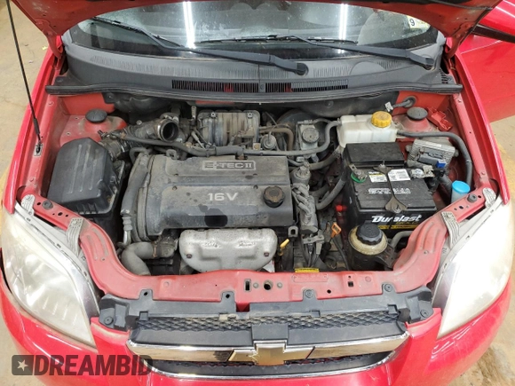 2007 Chevrolet Aveo LS z VIN KL1TD566X7B168714, wystawiony jako Copart lot #47942785 z przebiegiem 116 010 mil mil oraz Szkody całkowita. Historia ofert i sprzedaży dostępna na DreamBid. Obrazek 11.