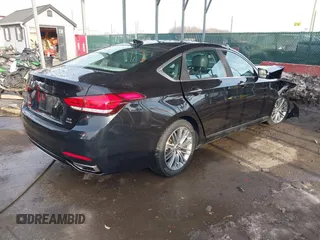 2018 Genesis G80 3.8L z VIN KMHGN4JE7JU270012, wystawiony jako IAAI lot #41462530 z przebiegiem 125 780 mil mil oraz . Historia ofert i sprzedaży dostępna na DreamBid. Obrazek 4.